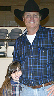 Steve Anderson, with daughter, Bella.