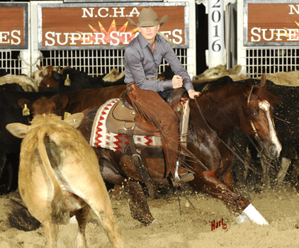 Elizabeth Quirk and Mosses Man led the first day of Non-Pro Super Stakes competition. Hart Photography.
